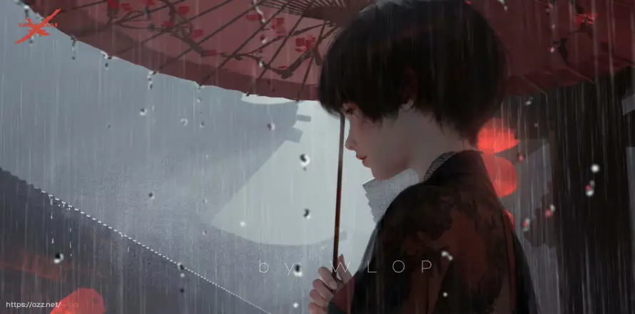 2k小绿壁纸-WLOP与意境-短发少女免费下载「哲风壁纸」