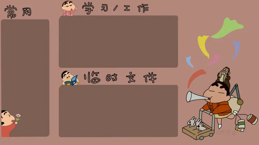 2k打工人壁纸-临时办公壁纸和办公分区-卡通场景「哲风壁纸」