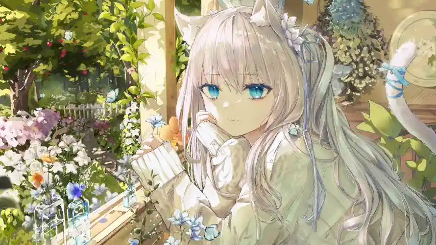 7k动漫壁纸-兽耳娘 - 少女-动漫壁纸免费下载「哲风壁纸」