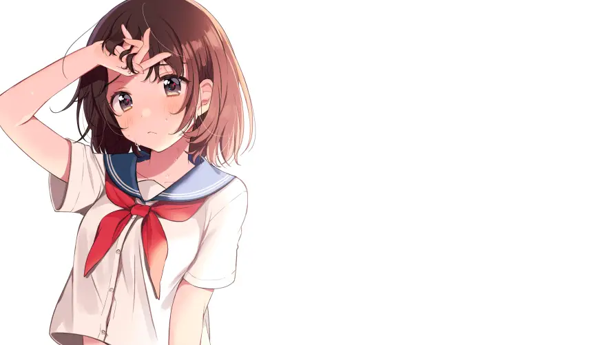 4k动漫壁纸-水手服 - 少女-动漫壁纸壁纸分享「哲风壁纸」