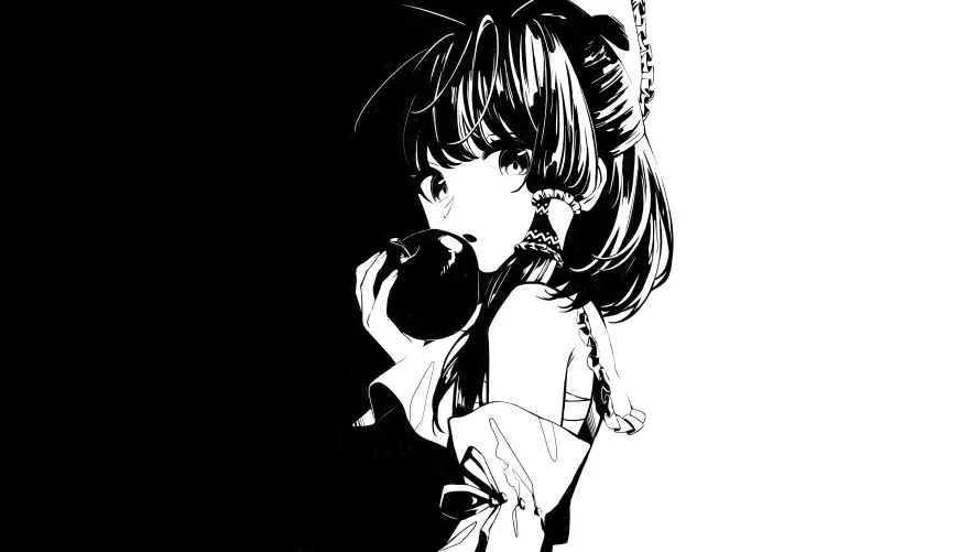 8k动漫壁纸-黑白风壁纸和少女-动漫壁纸免费下载「哲风壁纸」