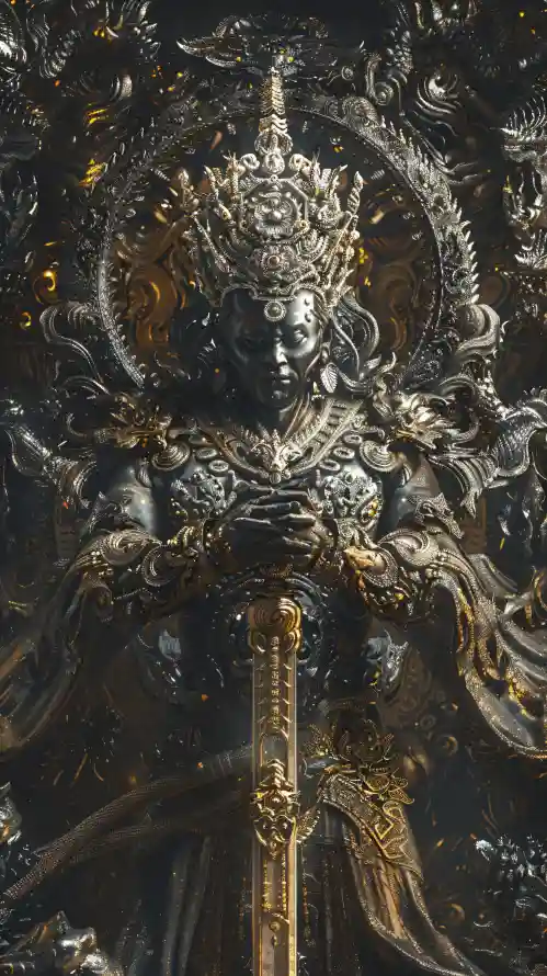 4k3D壁纸壁纸 - 威严造型 - 宗教元素 - 神话形象「哲风壁纸」