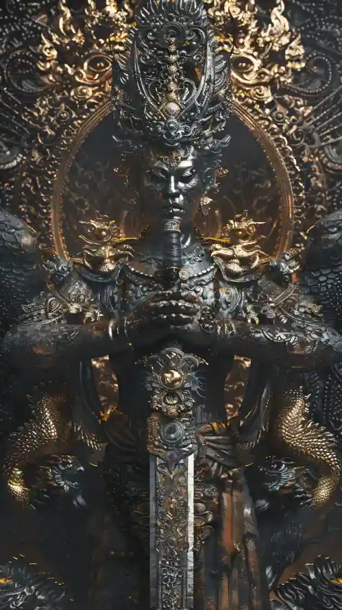 4k3D壁纸壁纸 - 威严姿态 - 神话形象 - 酷炫造型「哲风壁纸」