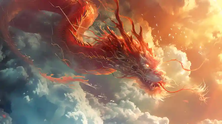 4kAI壁纸-中国龙 - 神兽-壁纸推荐「哲风壁纸」