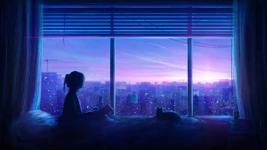 5k动漫壁纸-动漫壁纸壁纸和夜景-城市夜景免费下载「哲风壁纸」