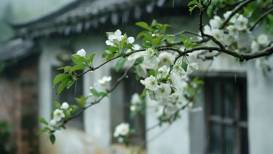 6k景致壁纸-中式建筑 - 雨景-热门的壁纸「哲风壁纸」