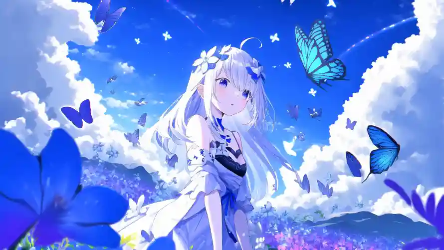 4k动漫壁纸 - 少女 - 梦幻 - 背景「哲风壁纸」