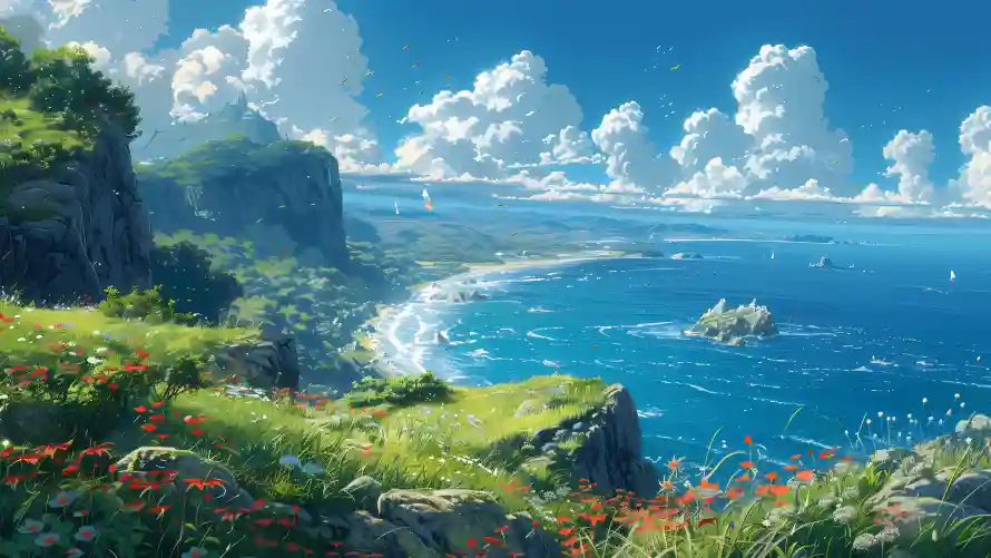 4kAI壁纸-AI风景壁纸和山景-山海景色壁纸推荐「哲风壁纸」