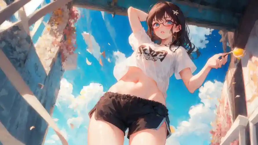 4kAI壁纸-AI少女和少女-休闲穿搭壁纸推荐「哲风壁纸」
