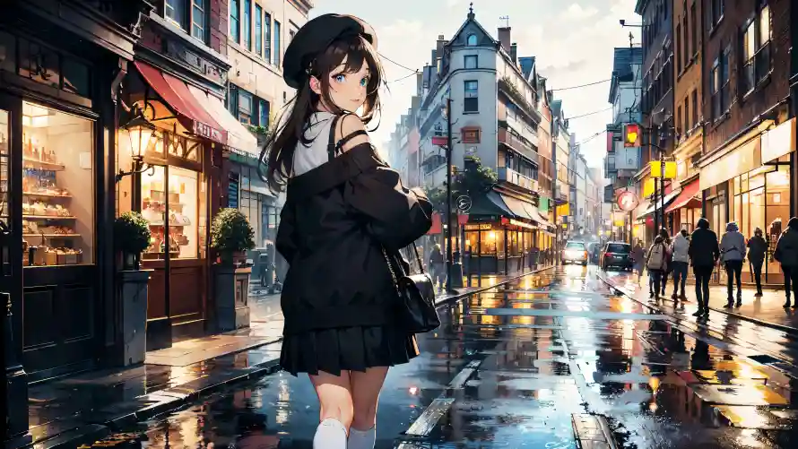 8kAI壁纸-AI少女与少女-少女穿搭壁纸分享「哲风壁纸」