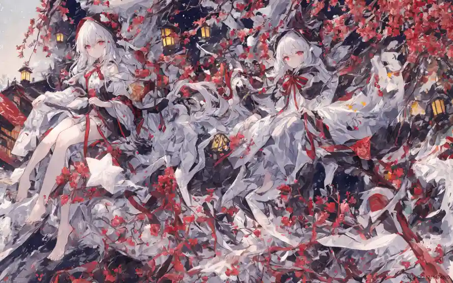 2kAI壁纸-喵喵喵和人物形象-奇幻场景「哲风壁纸」