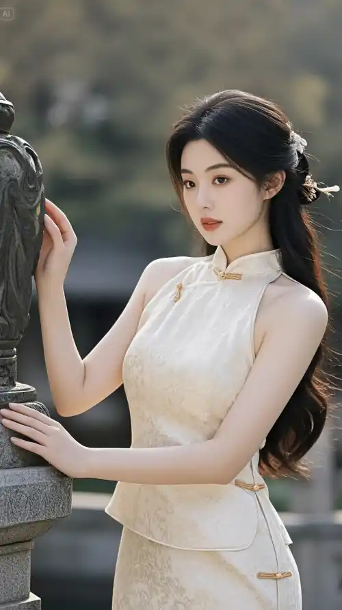 4k古典壁纸 - 古风 - 旗袍 - 美女「哲风壁纸」