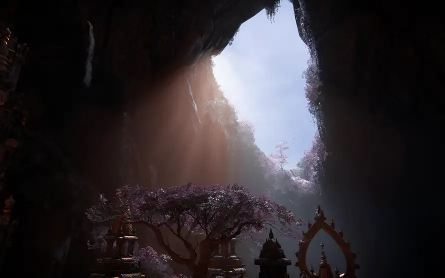 3k神秘壁纸-奇幻景观壁纸和洞穴场景-神秘氛围「哲风壁纸」