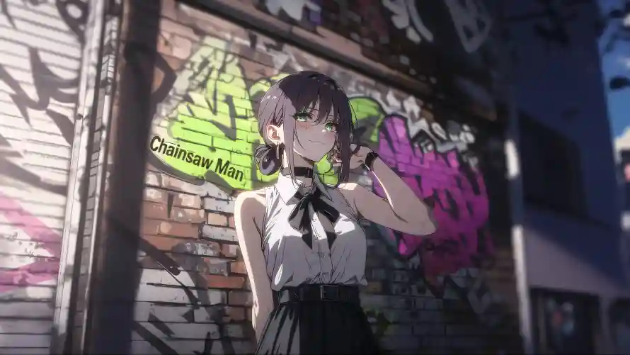 3k动漫壁纸-电锯人 - 美女-动漫少女壁纸分享「哲风壁纸」