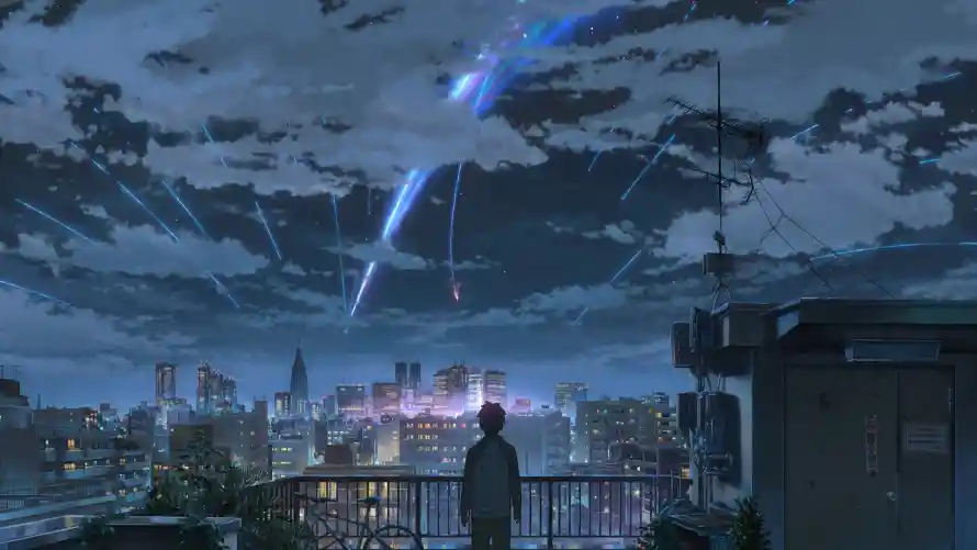 4k人物壁纸 - 动漫 - 城市 - 夜景「哲风壁纸」