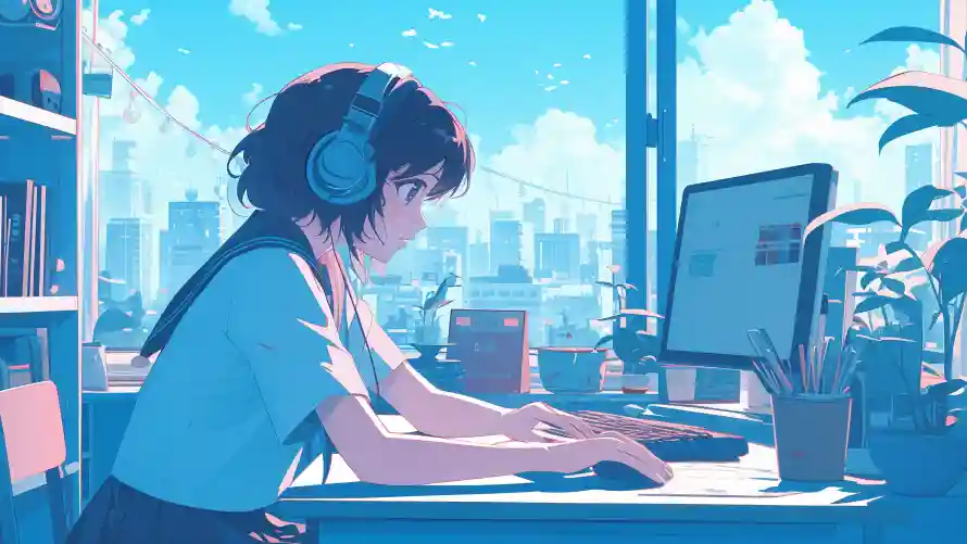 4k动漫壁纸-电脑前壁纸和jk-jk少女热门的壁纸「哲风壁纸」
