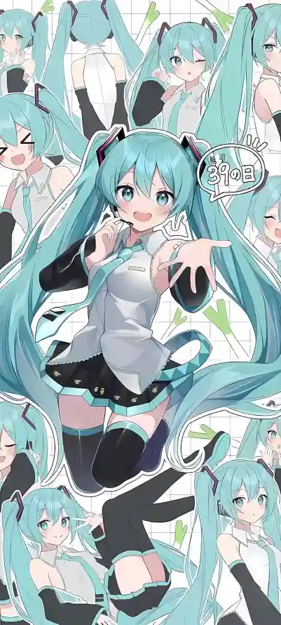 4k双马尾壁纸 - 初音未来 - 动漫角色 - 虚拟偶像歌手「哲风壁纸」