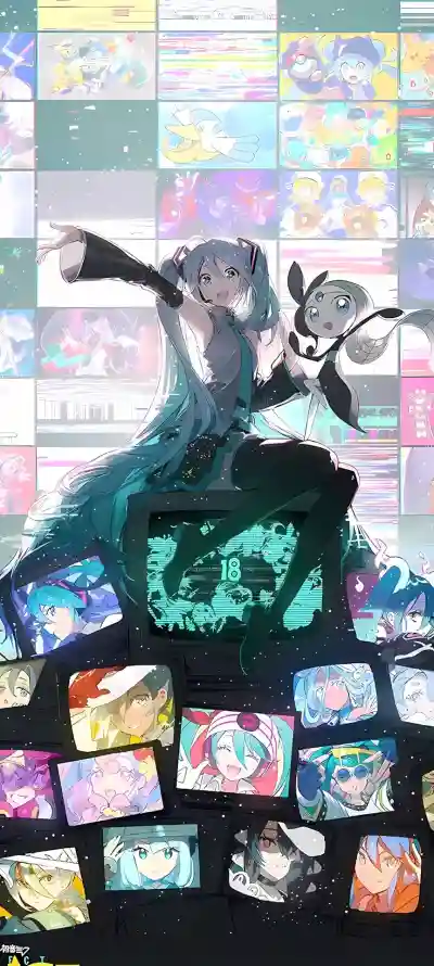 4k初音未来壁纸 - 动漫角色 - 多彩画面 - 梦幻场景「哲风壁纸」