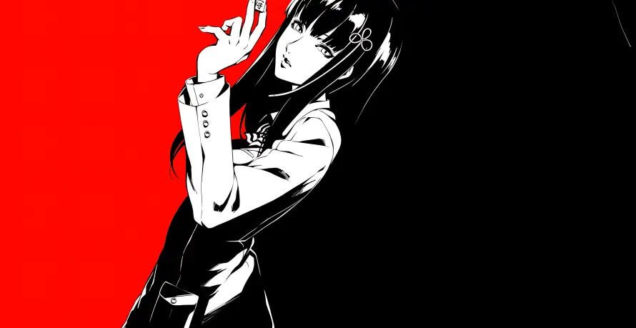 4k人物壁纸-二次元壁纸和动漫-黑衣少女免费下载「哲风壁纸」