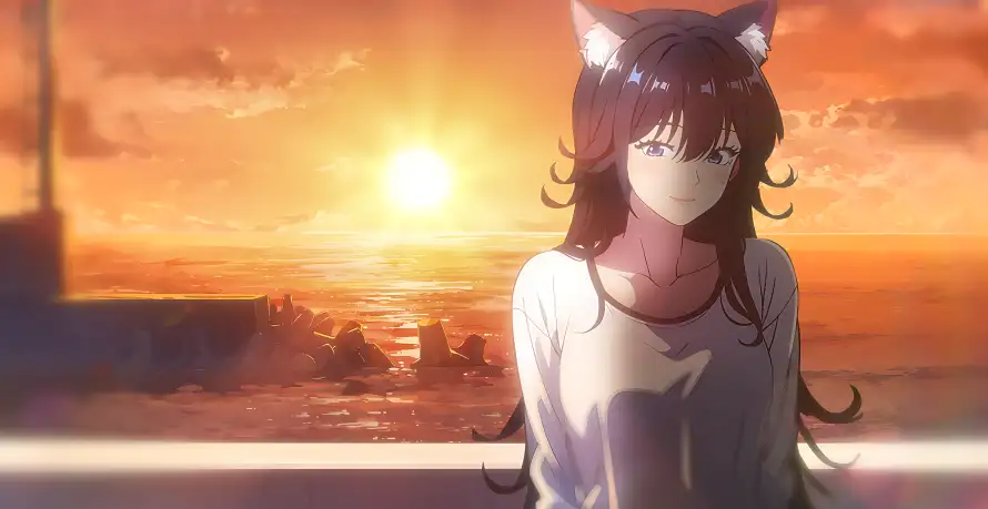 4k动漫壁纸-二次元 - 夕阳-动漫少女壁纸分享「哲风壁纸」