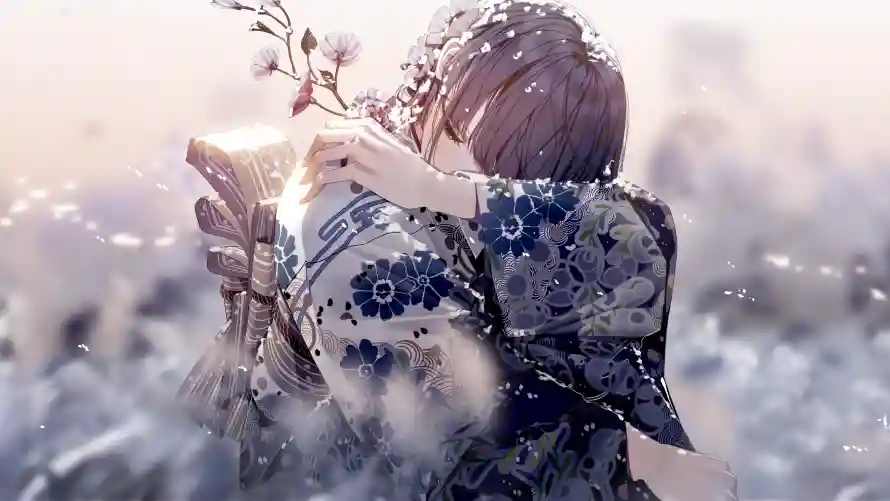 4k和服壁纸-雪景壁纸和意境-壁纸分享「哲风壁纸」