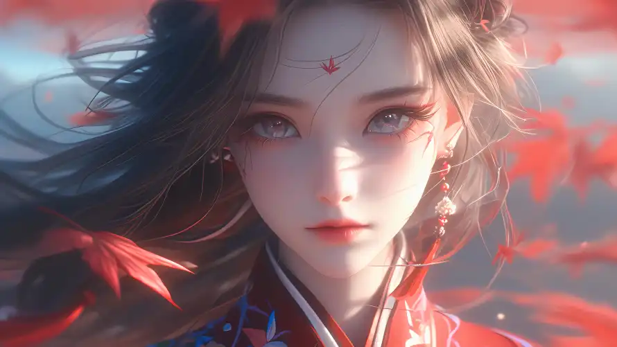 4k4K壁纸-古风元素 - 壁纸-古风少女免费下载「哲风壁纸」