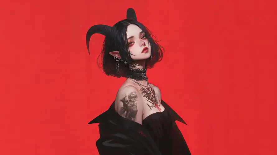 8kAI壁纸-二次元 - 动漫-AI少女壁纸分享「哲风壁纸」