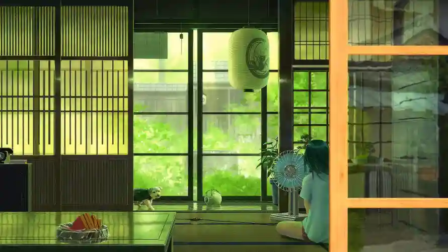 2k夏天中午壁纸-夏天壁纸壁纸和室内景致-日式房间「哲风壁纸」