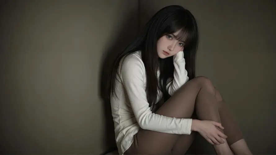 7k墙角壁纸-情绪风壁纸和女孩-壁纸分享「哲风壁纸」