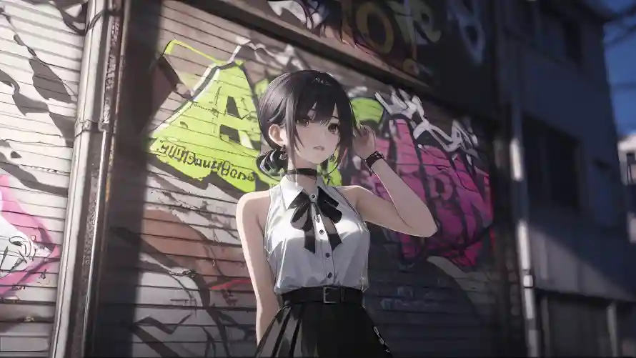 2k原创壁纸-街头风和创意背景-动漫人物「哲风壁纸」