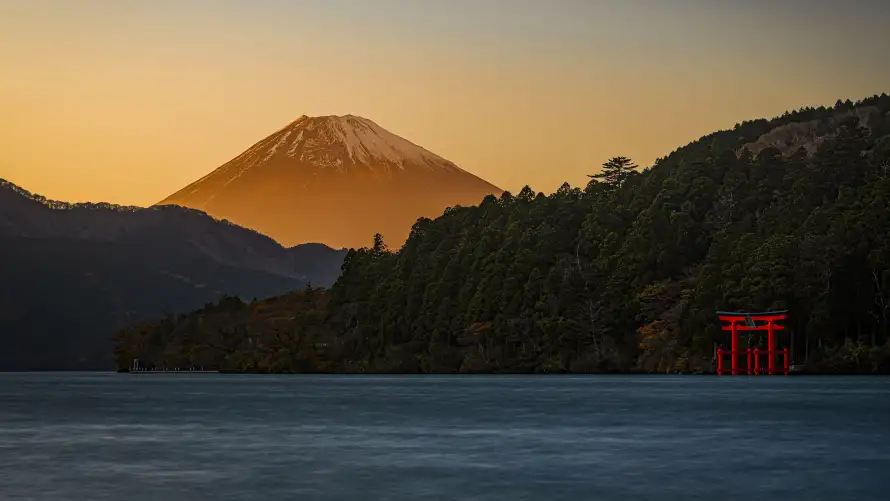 4k湖泊壁纸 - 黄昏富士山 - 热门壁纸 - wallpaper「哲风壁纸」