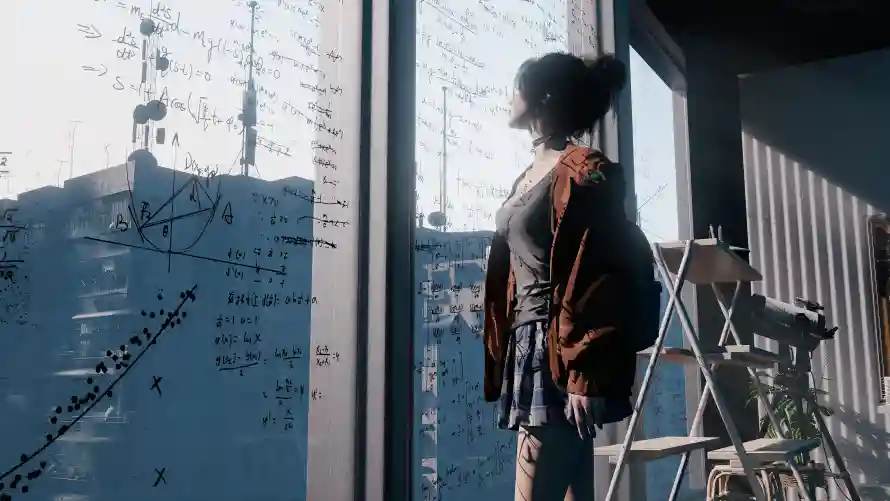8k少女壁纸-WLOP壁纸和城市背景-少女插画「哲风壁纸」