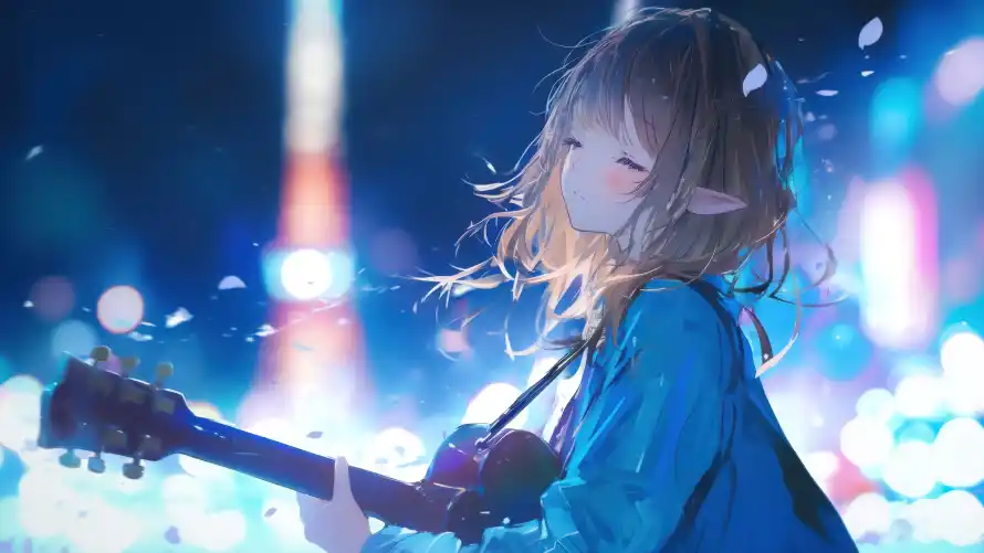 4k动漫壁纸-二次元和夜景-免费下载「哲风壁纸」
