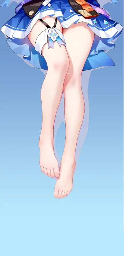 4k动漫壁纸 - 美腿 - 动漫美腿 - 少女腿部「哲风壁纸」
