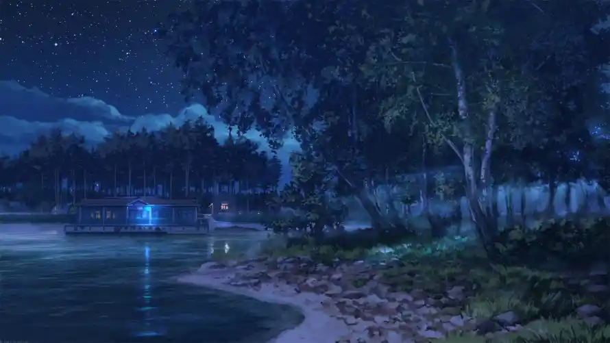 2k风景壁纸-二次元 - 动漫背景-夜景插画「哲风壁纸」