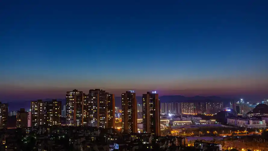 3k自然壁纸-夜景风光和风景-暮色城市壁纸推荐「哲风壁纸」