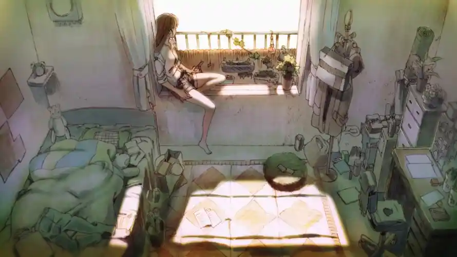 2k女孩壁纸-二次元和室内插画-少女插画「哲风壁纸」