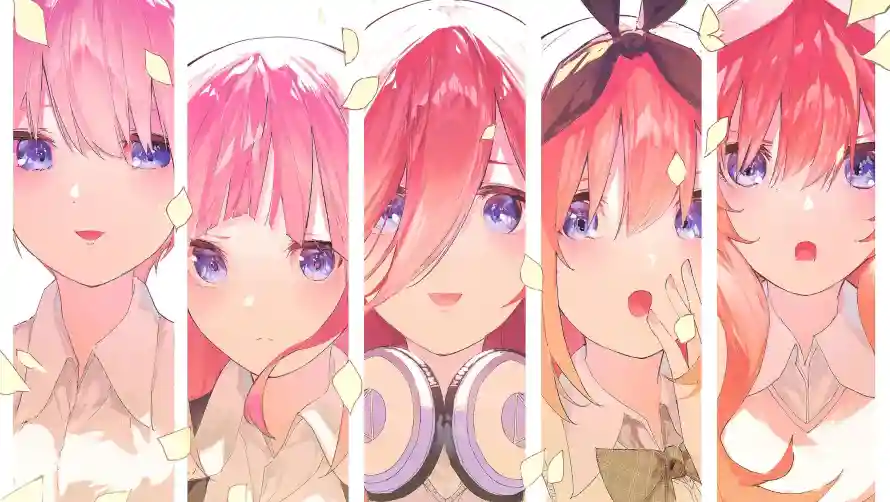 2k动漫壁纸-五姐妹壁纸和五等分-中野一花壁纸分享「哲风壁纸」