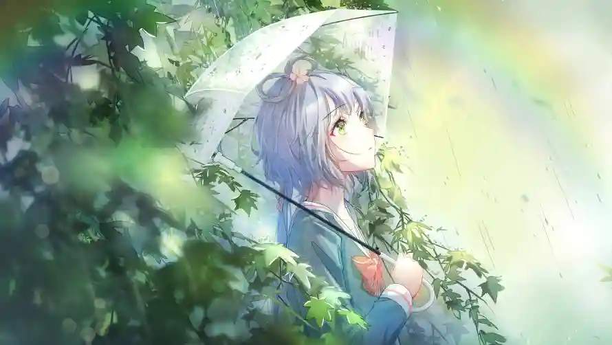 2k插画壁纸-二次元和雨天-壁纸推荐「哲风壁纸」