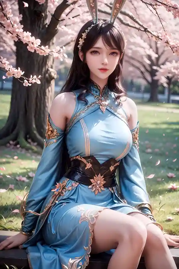 4k国漫壁纸 - 古装角色 - 樱花场景 - 绝世唐门「哲风壁纸」