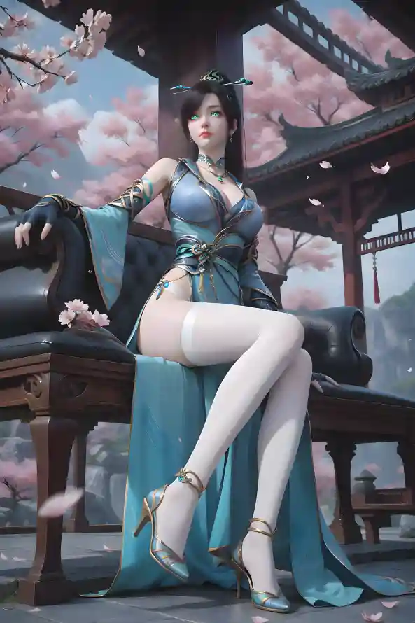 4k云韵壁纸 - 国漫 - 古装美女 - 国风背景「哲风壁纸」