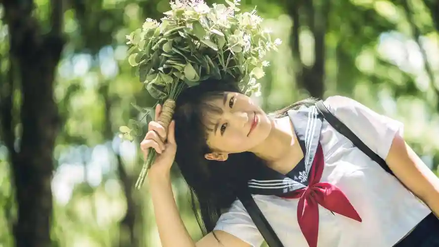 2k写真壁纸-水手服和美女-壁纸推荐「哲风壁纸」