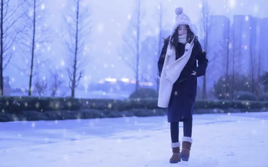 2k冬季壁纸-冬季写真 - 美女-冬季美女热门的壁纸「哲风壁纸」