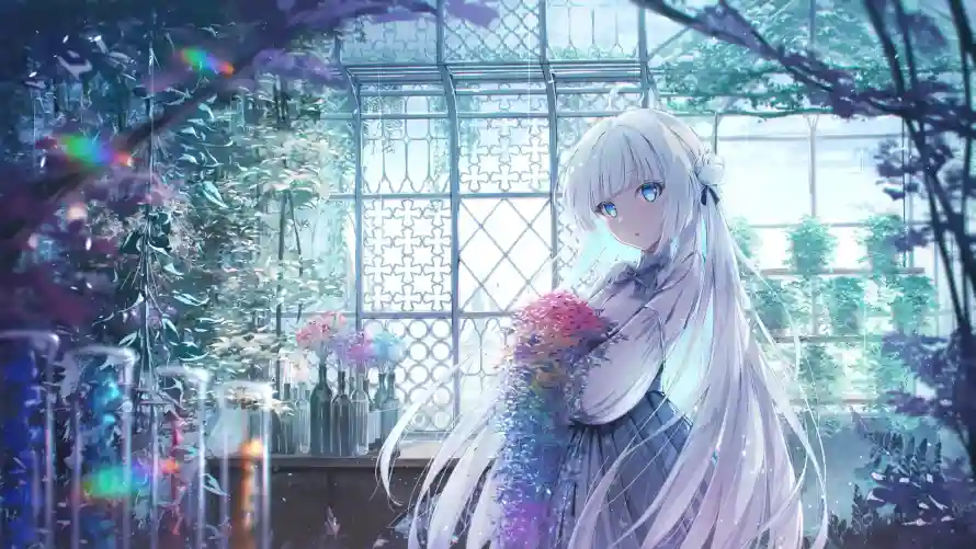 2k女孩壁纸-二次元壁纸和少女插画-梦幻场景「哲风壁纸」