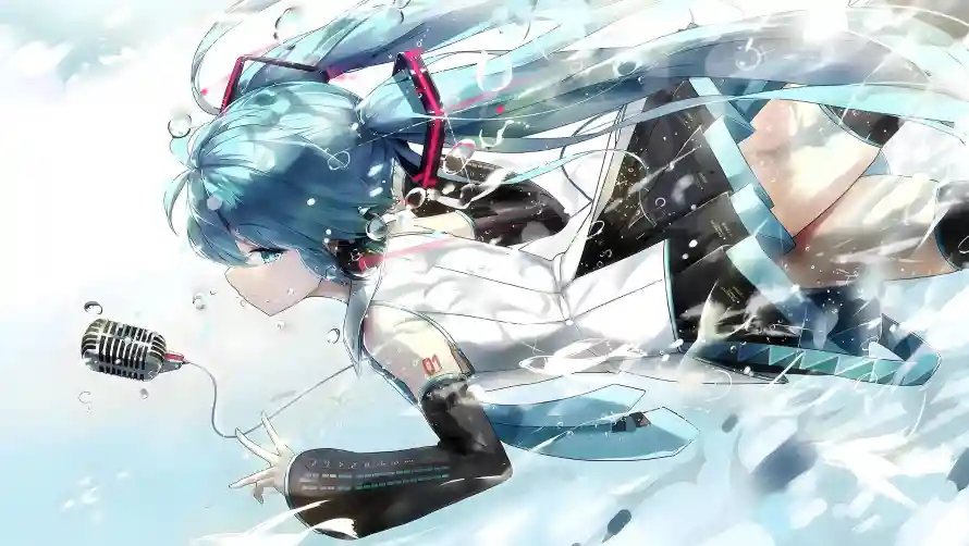2k冰晶壁纸-二次元壁纸和冰水-初音未来壁纸分享「哲风壁纸」