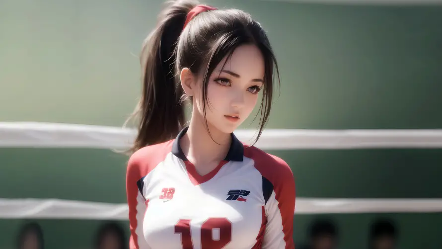 2k女孩壁纸-少女球员壁纸和排球-排球女孩热门的壁纸「哲风壁纸」