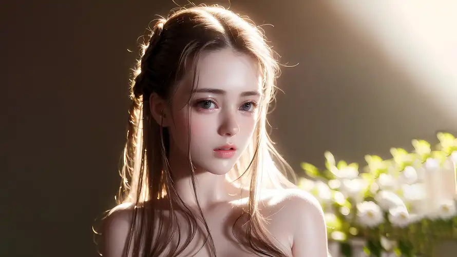 2k女孩壁纸-唯美光影壁纸和美女-温柔气质免费下载「哲风壁纸」