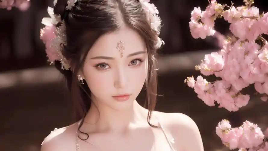 2k精致壁纸-古风美女壁纸和美女-春日花卉壁纸推荐「哲风壁纸」