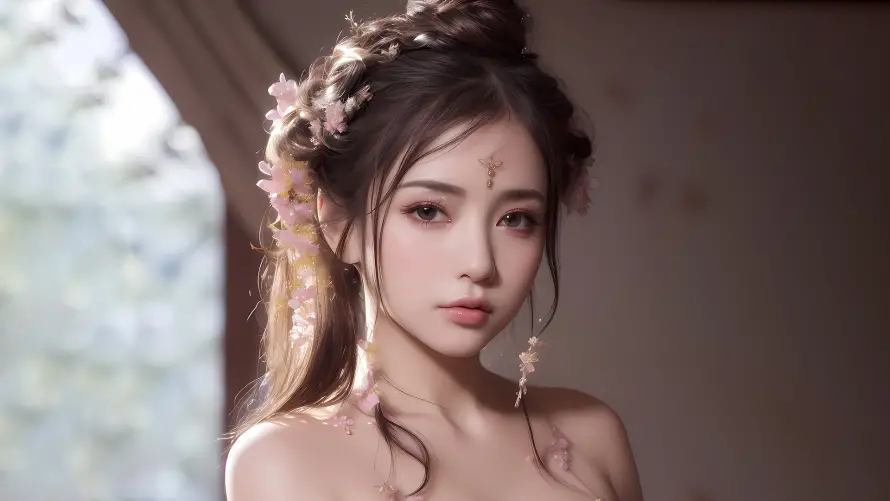 2k少女壁纸-少女写真 - 花季-柔美光影免费下载「哲风壁纸」