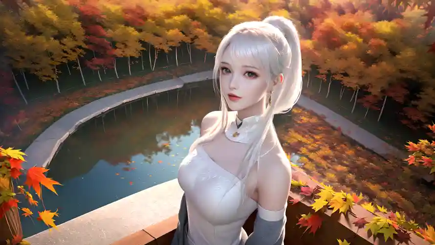 4k少女壁纸-动漫插画和银发-少女插画免费下载「哲风壁纸」